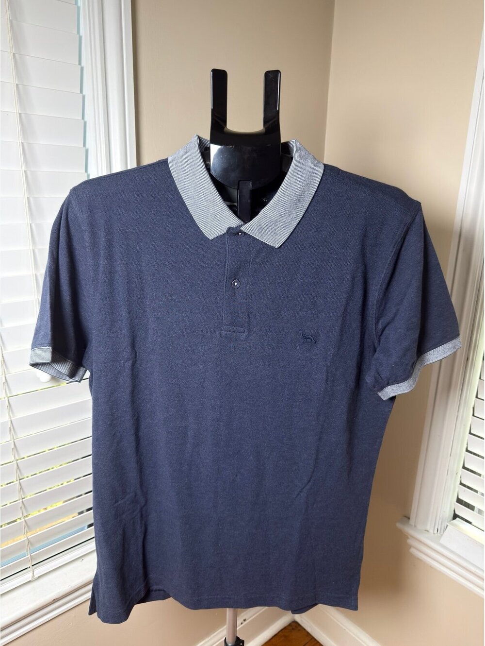 Rodd & Gunn New Haven Sports Fit Polo Shirt Men’s Medium Navy Cotton Pique NWT